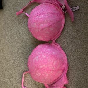 Hot pink pink by VS Push up bra 36C